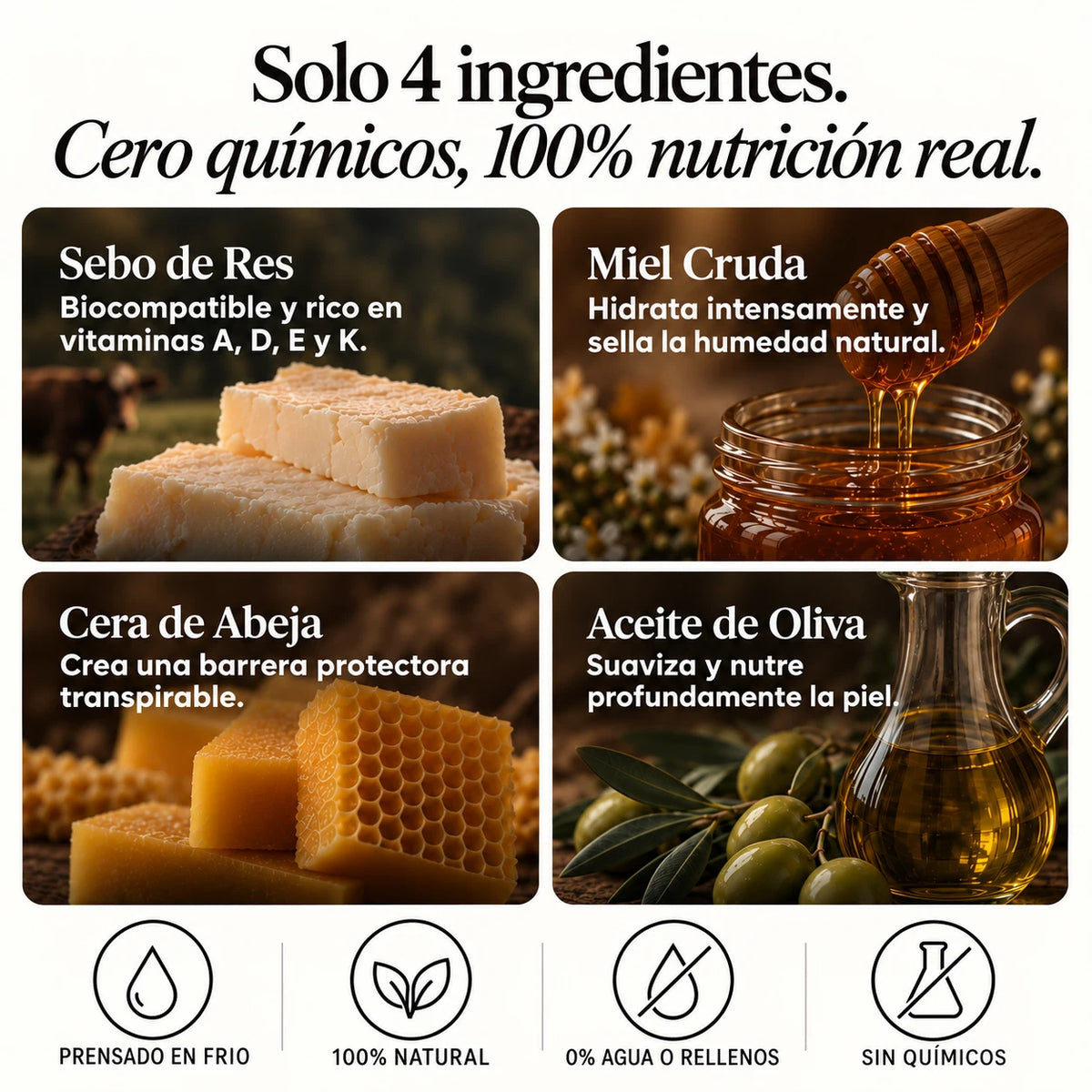 Balsamo de res y miel